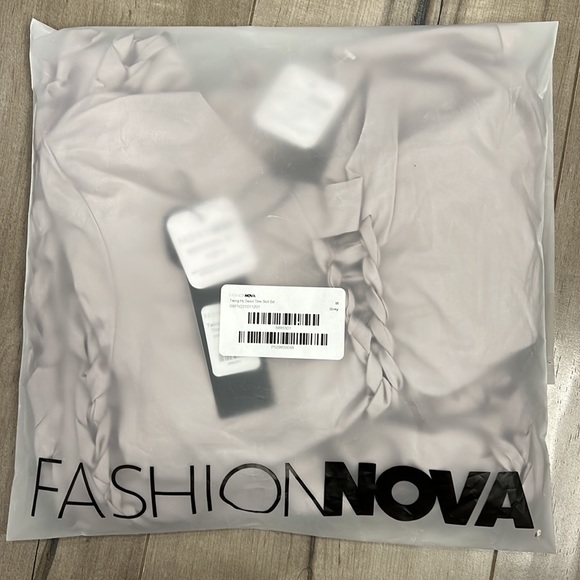 Fashion Nova Gray Maxi Skirt Set - Picture 4 of 5